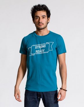 esteem STRONG T-shirt petrol Print